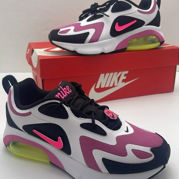 Nike WMNS AIR MAX 200 Sneakers 
BLACK/HYPER PINK CU4745 001 - Picture 14 of 16